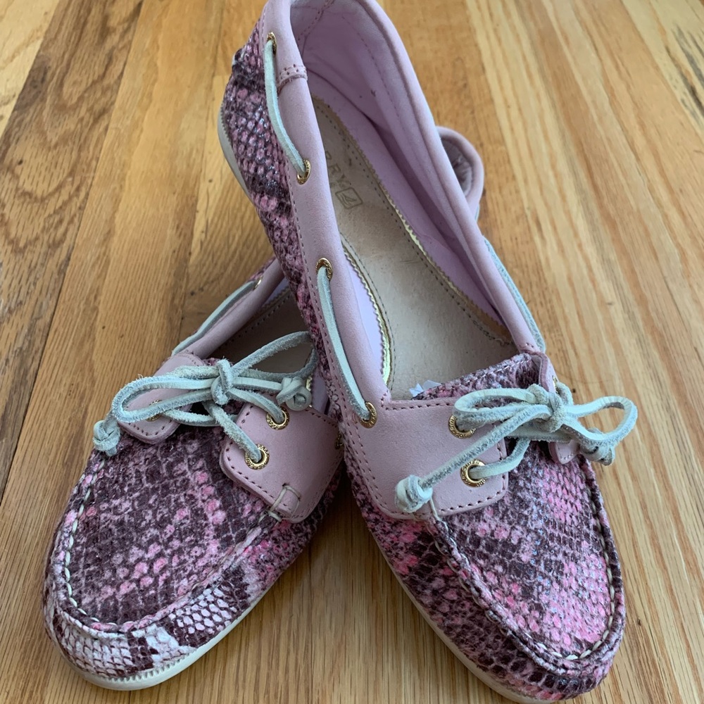 Pink Sperry Boat Shoes